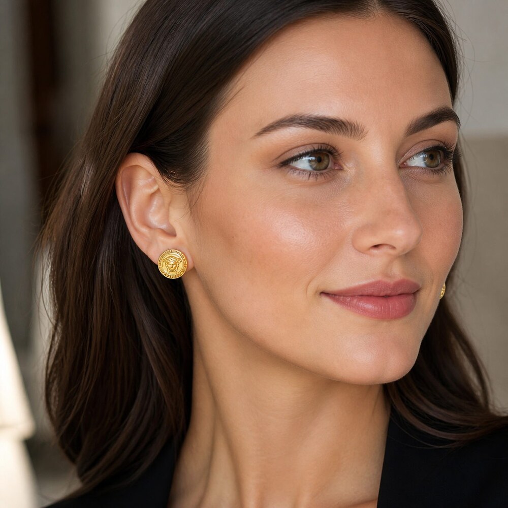 Versace Bold Statement Earrings Style 8 | New with Box - Picture 8 of 9